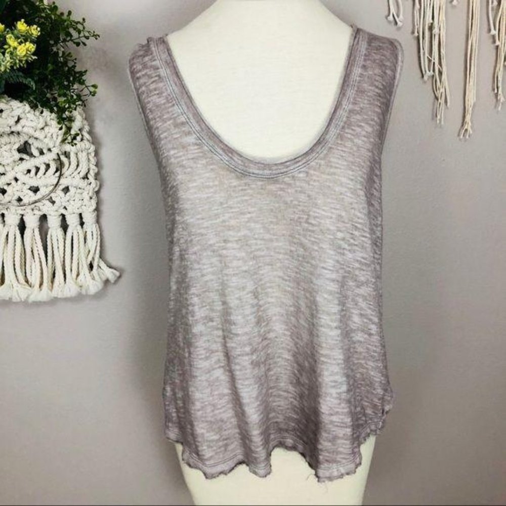 3/$25 We the Free gray purple tank Small Petite